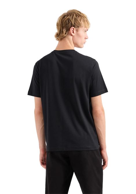 T-shirt in jersey con ricamo logo a rilievo bombato EMPORIO ARMANI | T-shirt | 6R1T7U 1J7FZ0999